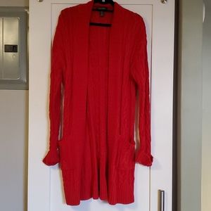 LAUREN by Ralph Lauren chunk knit duster (M)